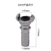 Conector Rápido de Garra de Acero Inoxidable Chicago Americano Cola de Pipa Pagoda Garra de Aire Barco Acero al Carbono