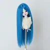 Peruca para Boneca BJD 346 Folha Luo Li Acessórios de Cabelo para Vestir Boneca Franja Longa Cabelo Longo Liso Múltiplas Cores Disponíveis