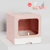 Caja de arena grande completamente cerrada para gatos con cajones plegables, función desodorante, inodoro para gatos, super grande, a prueba de salpicaduras, accesorios para gatos.