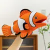 Brinquedos de Pelúcia de Animais da Selva Transfronteiriços Marionetes de Mão Atacado Bonecos para Contar Histórias no Jardim de Infância Série Animais da Fazenda e do Oceano Pássaros
