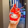 Lindo llavero Sanrio que escupe burbujas, caricatura Kuromi, Gato Kt, muñeco, llavero, colgante para bolsa, pequeño regalo