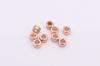Prata de lei S925 beads soltos redondos feitos à mão beads roda de tubo redondo material para acessórios de joias DIY círculo pequenas contas de barril de prata quebradas