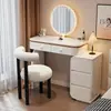 26 Novos Modelos de Cômoda Pequena em Madeira de Piano Laqueada para Apartamento Integrada com uma Mesa de Maquiagem Minimalista de Luxo Moderno para Quarto