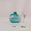 Vaso de Vidro Sódio-Cálcio Atacado Transfronteiriço, Vaso de Vidro Colorido de Luxo para Sala de Estar, Adequado para Arranjos Florais Hidropônicos e Decorações com Flores Frescas