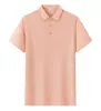 Camisa tipo polo de algodón antibacteriano Clase A de 200g, conjunto personalizado para padres e hijos, camiseta de trabajo de manga corta, uniforme de equipo con diseño impreso