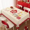 Mantel de comedor de ambiente rojo, sensación de lujo ligero y alta gama, mantel de Año Nuevo para el Año del Caballo 2026, lavable, impermeable y a prueba de aceite