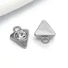 Acero Inoxidable Patrón Geométrico Colgante Hexagonal Triangular DIY Pendientes Pulsera Collar Colgante Accesorios de Joyería