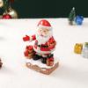 Adornos de resina para regalos de Papá Noel, escena de ambiente festivo navideño, decoración, manualidades, adornos navideños para el hogar