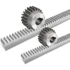 Cremalheira Industrial 1/1.5/2/2.5/3/4/5 Módulos Cremalheira de Engrenagem Cônica Dente Reto Furação de Buraco Temperado Não Padrão