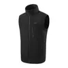 Ropa Calefactora Personalizada Transfronteriza para Hombres en Invierno, Carga y Calefacción Inteligentes, Chaleco Térmico Shell Suave con Cuello Alto Hecho a Medida, Chaleco Calefactor Eléctrico
