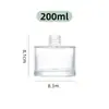 Botella de Vidrio Personalizada de Barriga Grande para Aromaterapia Botella Volátil de Ratán sin Fuego Botella Difusora de Perfume para Dormitorio Botella Vacía para Decoración de Ambiente
