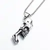 Comercio exterior transfronterizo europeo y americano encendedor de calavera personalizado abridor de botellas acero de titanio collar de hombre colgante de discoteca moderno genial venta al por mayor