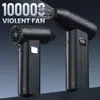 Viento Fuerte Turboalimentado Portátil Camping Eliminación de Polvo y Nieve Herramienta para Barbacoa Iluminación de Emergencia Ventilador Mini de Mano