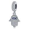 Serie Ojo de Diablo Chapada en Cobre Plata 925 Más Vendido en Amazon Europeo y Americano Transfronterizo Accesorios para Joyería DIY Cuentas Colgantes