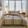 Nuevo Juego de Ropa de Cama Sencillo Engrosado Individual y Doble 2026 con Funda de Edredón Cepillada, Juego de Ropa de Cama de Tres Piezas para Dormitorio
