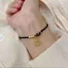 Pulsera Ajustable con Cuentas de la Fortuna y el Carácter de Buena Suerte, Joyería Tejida a Mano con Cuentas para el Año de Nacimiento