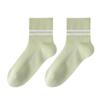 Calcetines de mujer de algodón de Xinjiang de media caña primavera y verano 100% hilo de algodón desodorante absorbente de sudor transpirable malla sin costuras calcetines de media caña