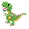 Fivela de Sapato com Tema de Dinossauro Flor de Sapato de Plástico PVC Mais Vendido Transfronteiriço Acessórios de Sapato DIY Patch de Sapato Clog para Festa de Feriado