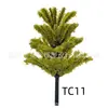 Plantas Verdes Simuladas, Árboles Modelo, Manualidades DIY para Micro-Paisajismo, Materiales para Maquetas de Mesa de Arena de Construcción, Árboles Terminados