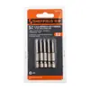 Steel Shield Tools Broca para Destornillador de Cabeza Única Cruz 50 mm de Largo Duradera Acero Aleado S2 Broca para Destornillador Eléctrico Manual