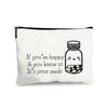Estuche para lápices con cremallera y logotipo personalizado por sublimación para mujer, neceser de Amazon eBay Explosions