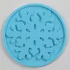 Posavasos de Silicona Redondo de 9 cm Esterilla Aislante Térmico Alta Temperatura Antideslizante Hotel Posavasos Suave Regalo Promocional Logo Impreso