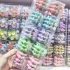 Lindo Lazo para el Cabello de Encaje con Cuentas Luminosas de Colores Arcoíris Perlado, Estrella de Cinco Puntas Giratoria, Pequeño Dulce para Niñas