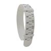 Cinturón medidor de pulsera de plástico Anillo de muñeca estándar de tamaño suave Anillo de tamaño Regla de número Cinturón medidor de circunferencia conveniente