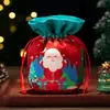Bolsa de regalo de Navidad, bolsa de mano de felpa, pequeño regalo creativo para estudiantes, empaque de manzana para Nochebuena, caja de regalo de manzana