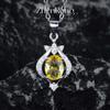 Nuevo estilo producto de bienestar de drenaje traje de tesoro pequeño y colorido combinación diaria para todo pendientes de botón de diamante rosa diamante verde colgante de diamante amarillo diamante rojo diamante azul