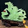 O futuro ruyi jade duplo cavalo fortuna ornamentos de cavalo sala de estar de alta qualidade armário de vinho empresa chefe escritório mesa decorações