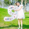 Balões de Folha de Alumínio Brancos com Números Impressos de 32 polegadas para Festa de Aniversário Infantil Decoração Props para Fotos ao Ar Livre Atacado