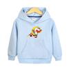 Moletom com capuz para meninos para crianças primavera e outono 2023 novo bonito top meninos outono casual jaqueta da moda