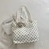 Bolso de mano de lunares nuevo, elegante y moderno para 2026, con un diseño único, alto atractivo estético y un look relajado y chic, con una gran capacidad adecuada para ir al trabajo