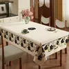 Mantel Estilo Retro Americano, Impermeable, Resistente al Aceite, Lavable, Resistente al Calor, Cubierta de Mesa de Comedor de Lujo de Gama Alta, Cubierta para Mesa de Café, Nuevo Modelo 2026