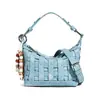Bolso de Mano Tejido a Mano de Nuevo Modelo 2026 Más Vendido Transfronterizo, Bolso de Hombro Sencillo y Moderno, Bolso Cruzado Versátil y de Moda
