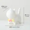 Porcelana Blanca Hecho a Mano Flor Pareja Gatito Adornos para Hogar Sala de Estar Gabinete de Vino Mesa Decoración de Flores de Gama Alta Adornos Colgantes