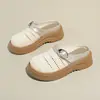 Sandalias cerradas de suela gruesa de moda para mujer, zapatos de malla transpirable perforados, nuevas sandalias huecas de exterior de verano 2026