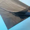 Bolsa plana de PE negra, larga, rectangular, impermeable, resistente a alta presión, bolsa de plástico negra, de lados rectos, delgada y larga