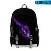 Bolsa de Viagem Estudante Escolar Bolsa de Viagem Tie-Dye Gradiente de Cor Nova Chama Estampa Digital 3D Transfronteiriça