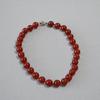 Collar Corto Cadena de Clavícula Retro Exagerado de Nicho Europeo y Americano Nudo de Piedra Real Ónice Negro Rojo Hebilla Dorada