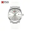 Oufani Temu Nuevo Reloj Simple y de Aspecto Elegante para Mujer Resistente al Agua de Cuarzo Tres Manecillas Calendario Simple Reloj para Hombre