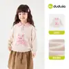 Suéter para Niña Dudu, Tejido para Bebé Niña, Ropa Nueva de Otoño para Niños, Top de Dibujos Animados de Otoño e Invierno para Bebé, Ropa para Niños