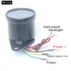 Tacômetro Digital para Motocicleta 12V Transfronteiriço Tacômetro Mecânico de Pedal Retro Instrumento Modificado Universal