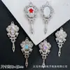 Pingente Charm de Lua Coração Borboleta Rosa Cruz Estilo Dark Europeu e Americano para Pulseira Colar de Contas DIY