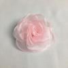 10'' grampo de cabelo rosa de fio de neve feito à mão acessórios de cabelo material para grampo diy Coreia do Sul rosa de fio de neve com borda queimada