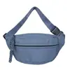 2025 Nueva Bolso Cruzado de Moda Trasero para Hombres y Mujeres Bolsa de Pecho Deportiva Versátil Casual Bolso de Cintura para Teléfono Móvil Simple Gran Capacidad