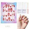 24 Peças de Unhas Postiças Usáveis para Adultos Produtos Acabados Transfronteiriços Patches de Manicure de Alta Qualidade Manicure Amêndoa Removível Atacado
