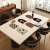 Jogo Americano de Mesa de Jantar Estilo Medieval, Toque de Luxo Leve e Alto Padrão, Toalha de Mesa para Mesa de Centro, Não Lavável, Impermeável, À Prova de Óleo, Resistente ao Calor