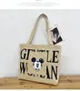 Bolso de lona de gran capacidad para mujer, nuevo bolso de mano de Mickey con dibujos animados, bolso de hombro para estudiantes universitarios, 2024